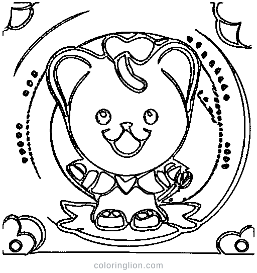 An orange Coloring Page