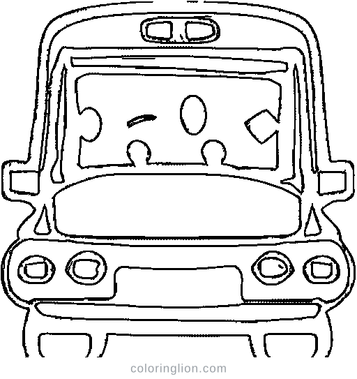 A police car Coloring Page