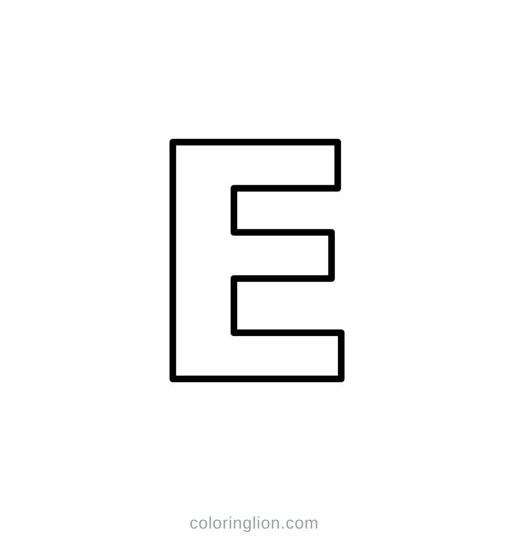 Uppercase E