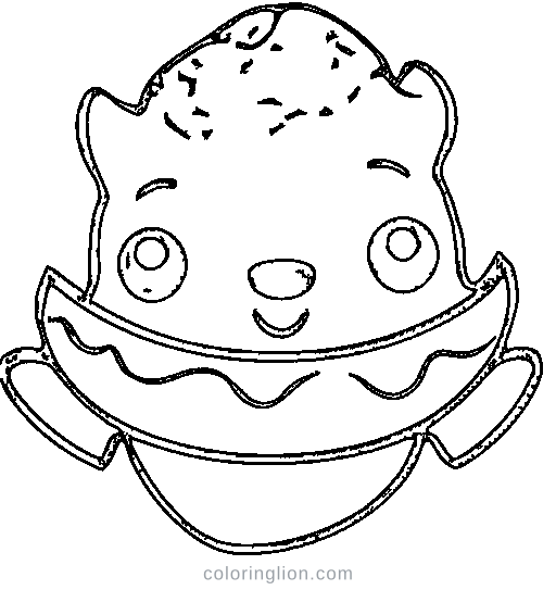 A taco Coloring Page