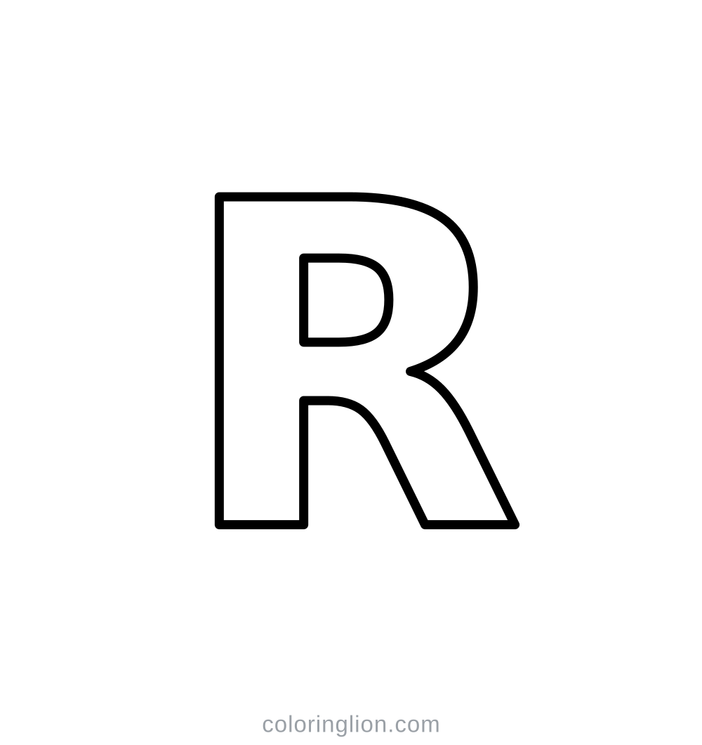 Uppercase R