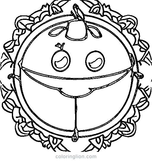 Alien in a UFO Coloring Page