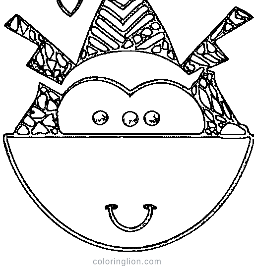 A pine tree Coloring Page