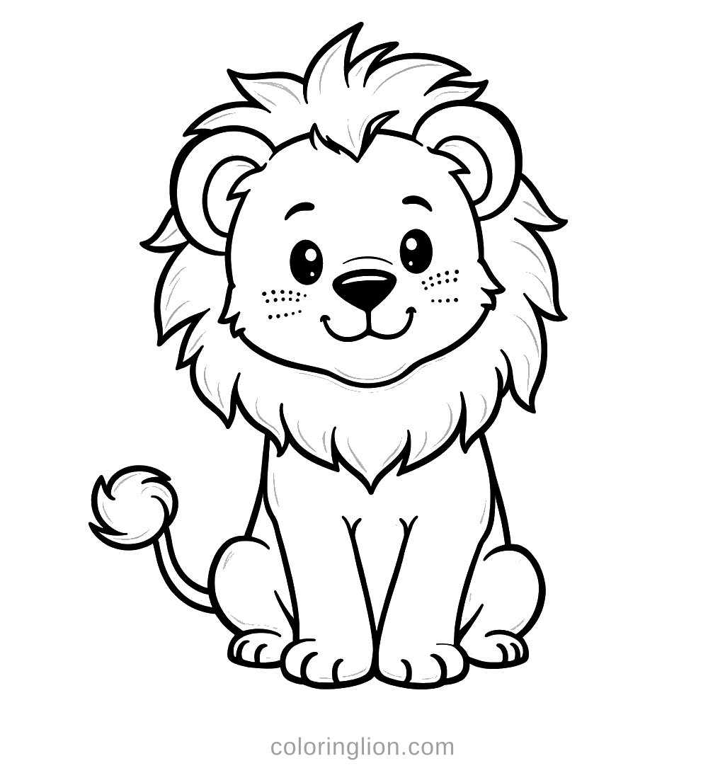Lion Coloring Page