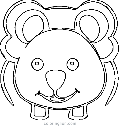 A koala Coloring Page