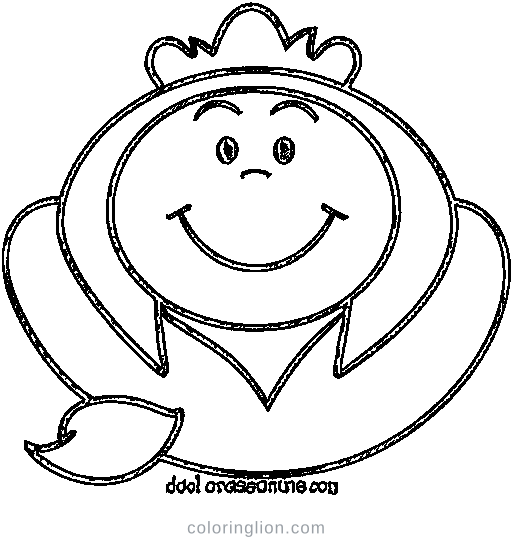 Little mermaid with long hair Coloring Page