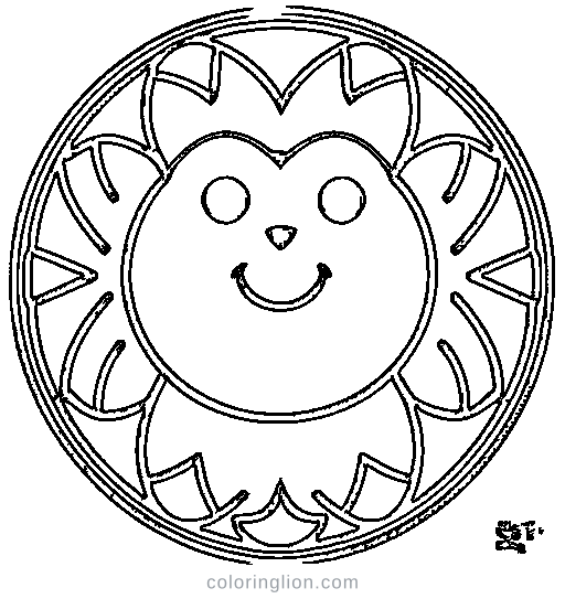 A smiling watermelon slice Coloring Page