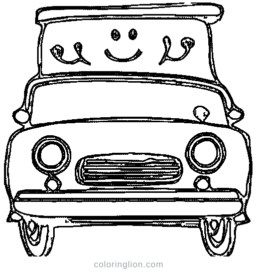Little pickup truck Coloring Page