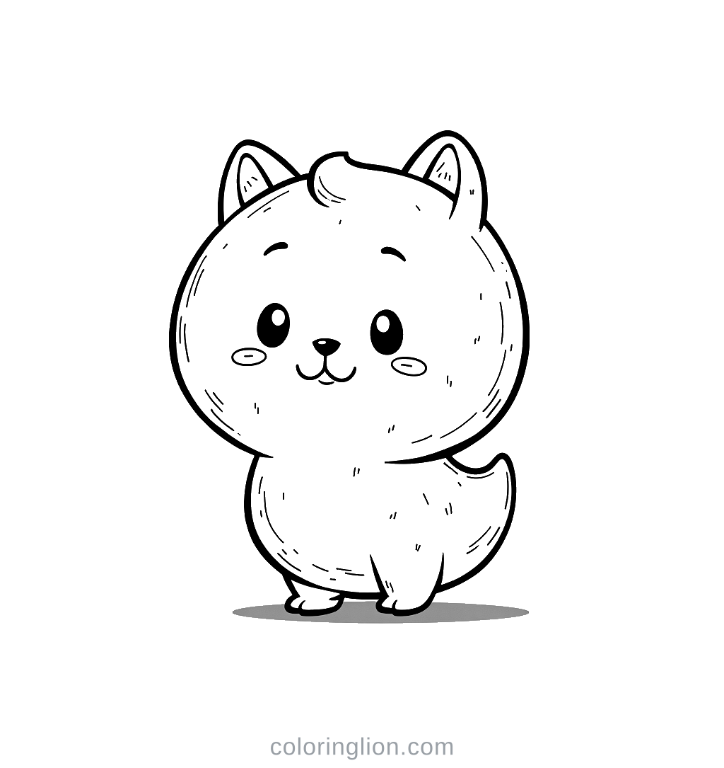 Candy Coloring Page