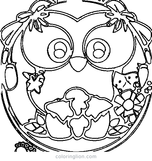 A flamingo Coloring Page