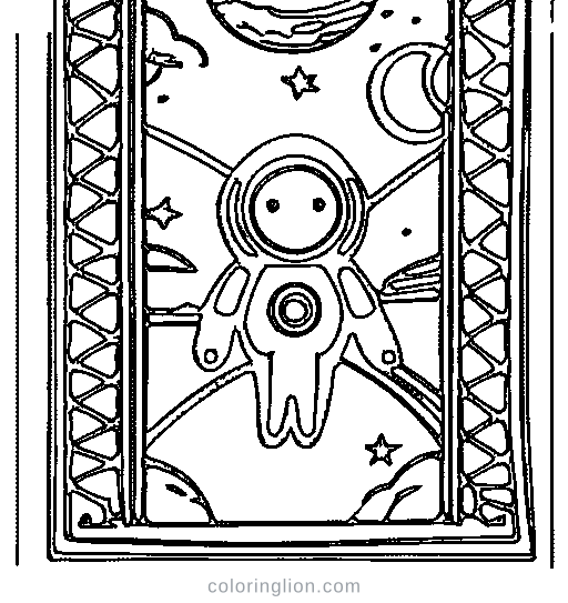 Rocket Wave Coloring Page