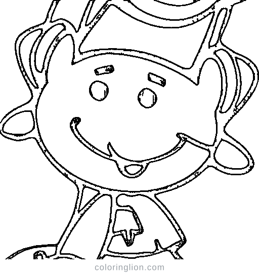 A fairy sitting on a mushroom Coloring Page