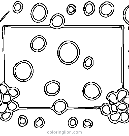 Party hats and balloons Coloring Page