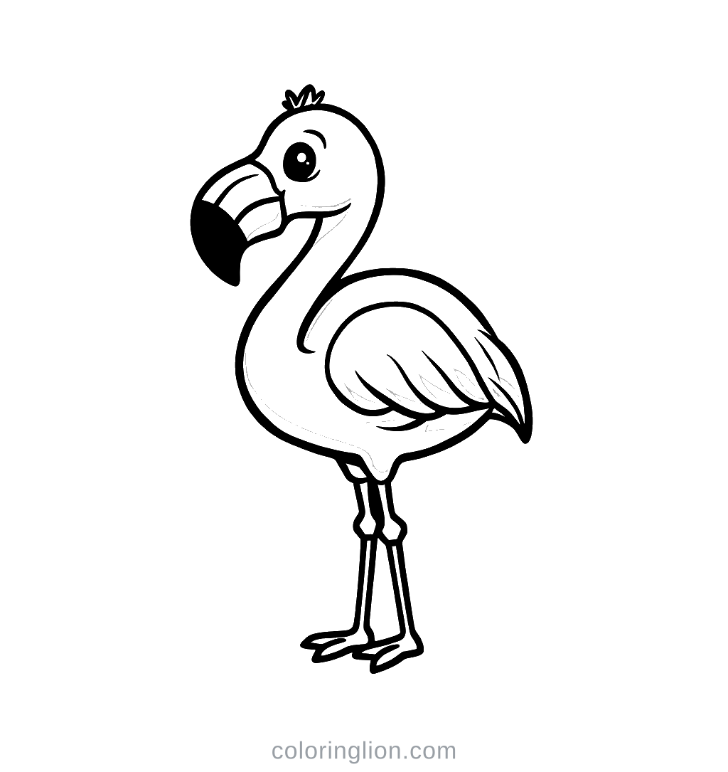 Flamingo Coloring Page