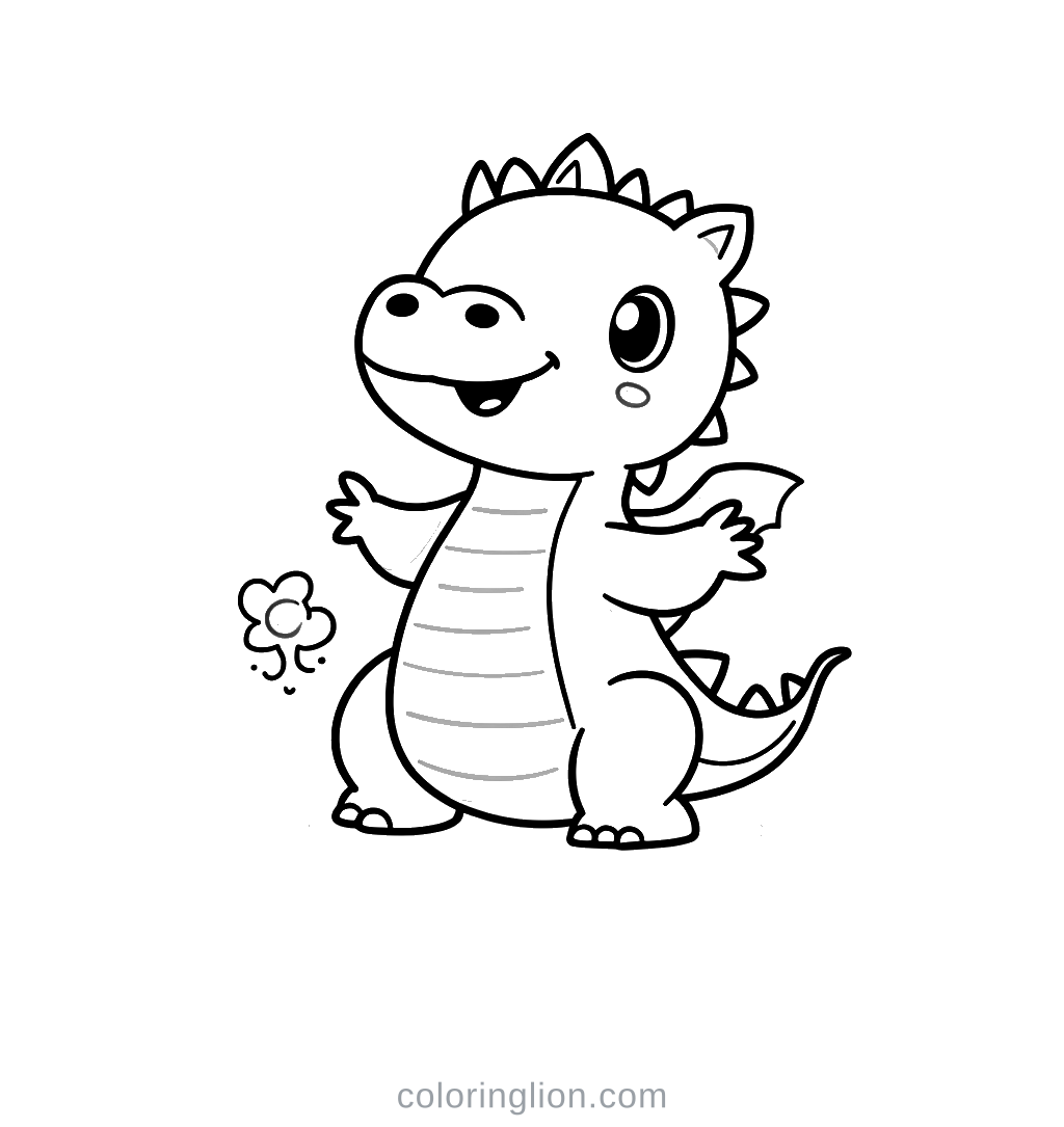 Dragon Coloring Page