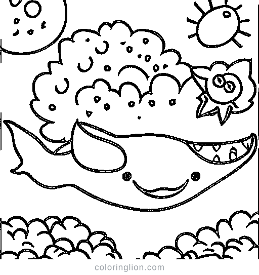 Baby whale Coloring Page