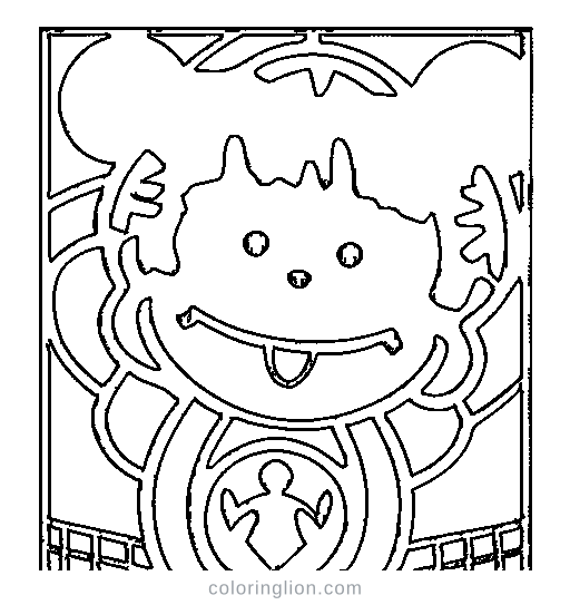 Flying Hero Coloring Page