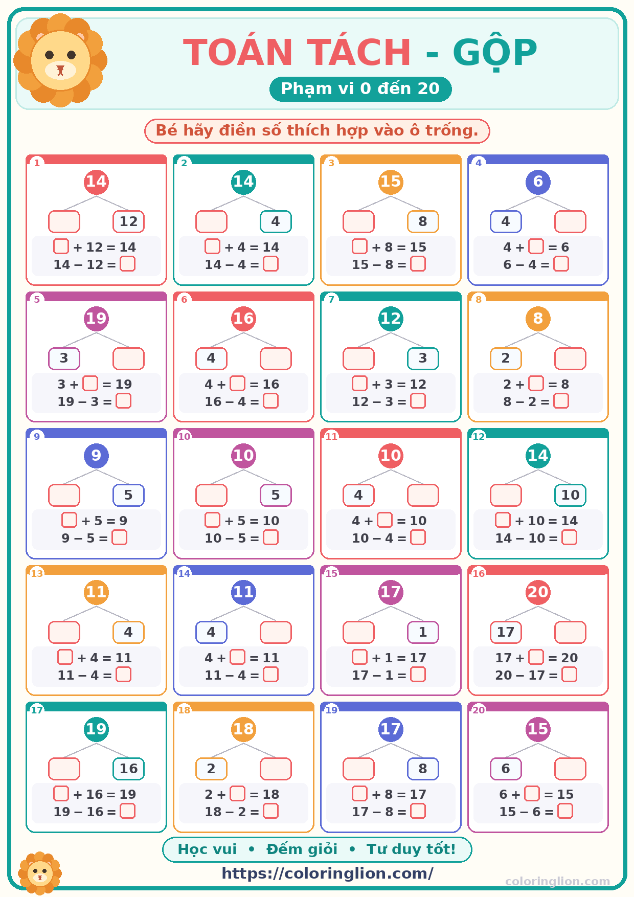 Tách – Gộp số (0–20) 24