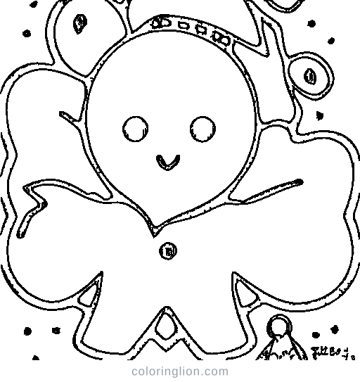 Friendly ghost Coloring Page