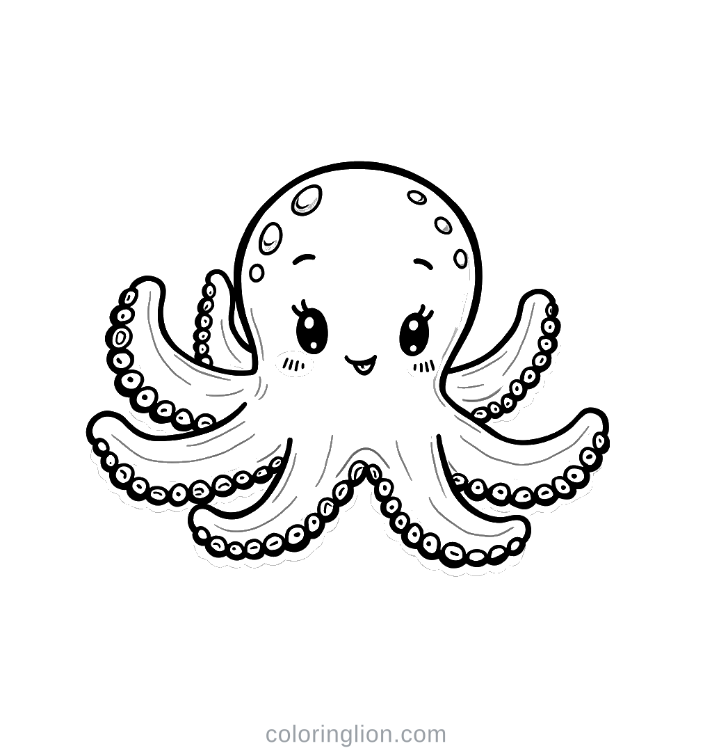 Octopus Coloring Page