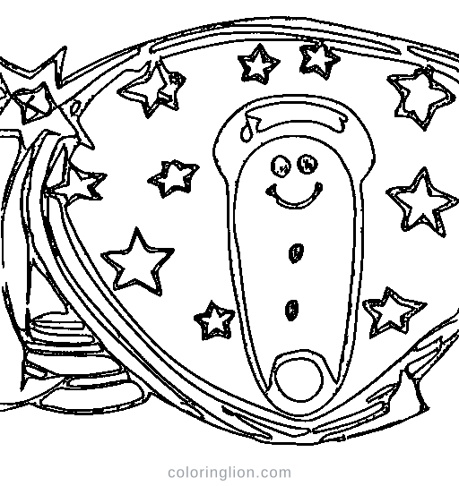 A taco Coloring Page