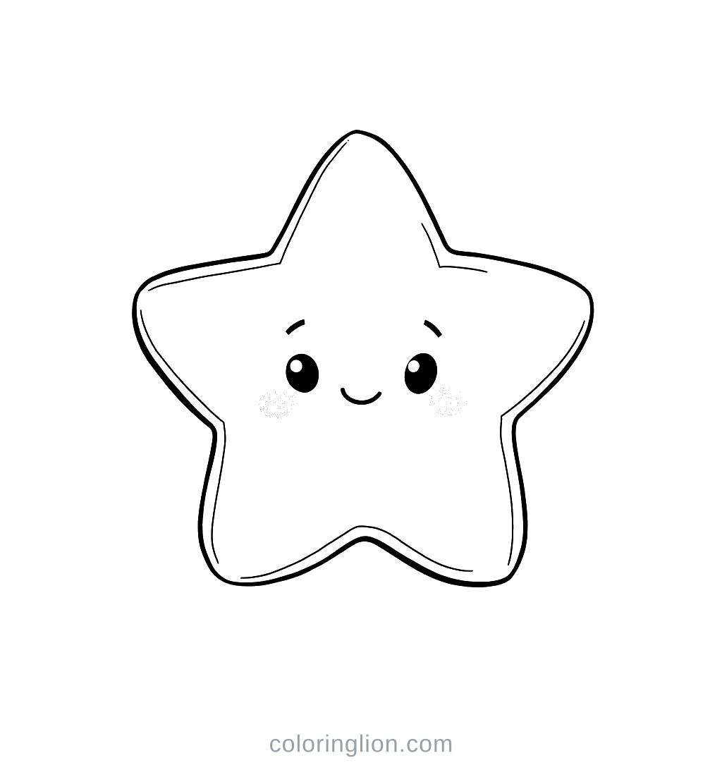 Star Coloring Page