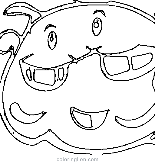 Friendly ghost Coloring Page