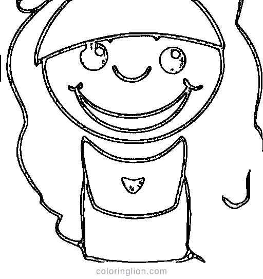Friendly ghost Coloring Page